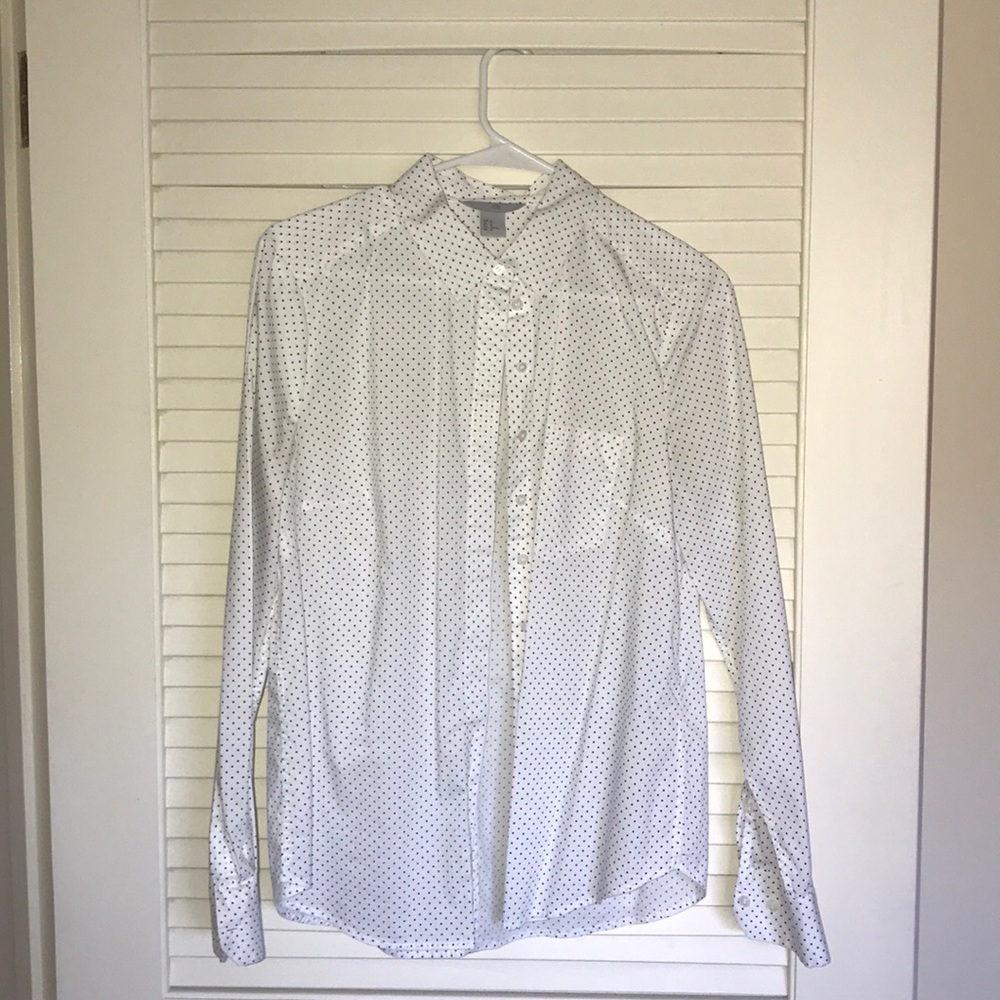 [Wardrobe Staple] H&M Polka Dot Shirt